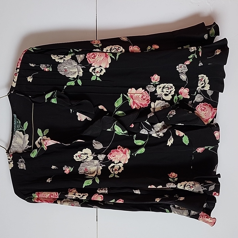 Lauren Ralph Lauren Floral Silk Blouse